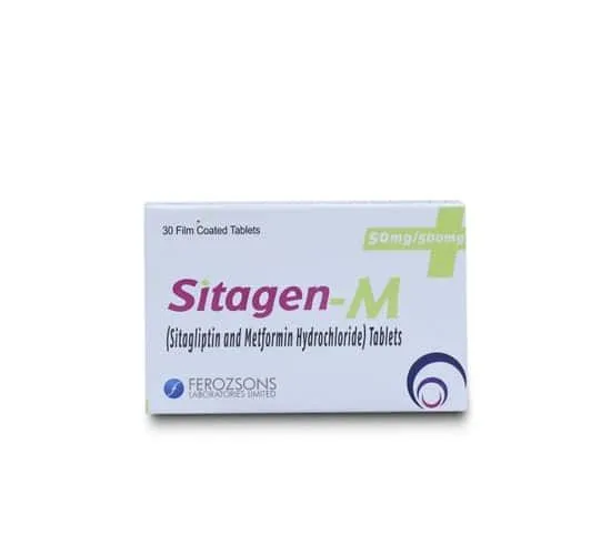 Sitagen-M 50mg+500mg Tablet (10 tablets)