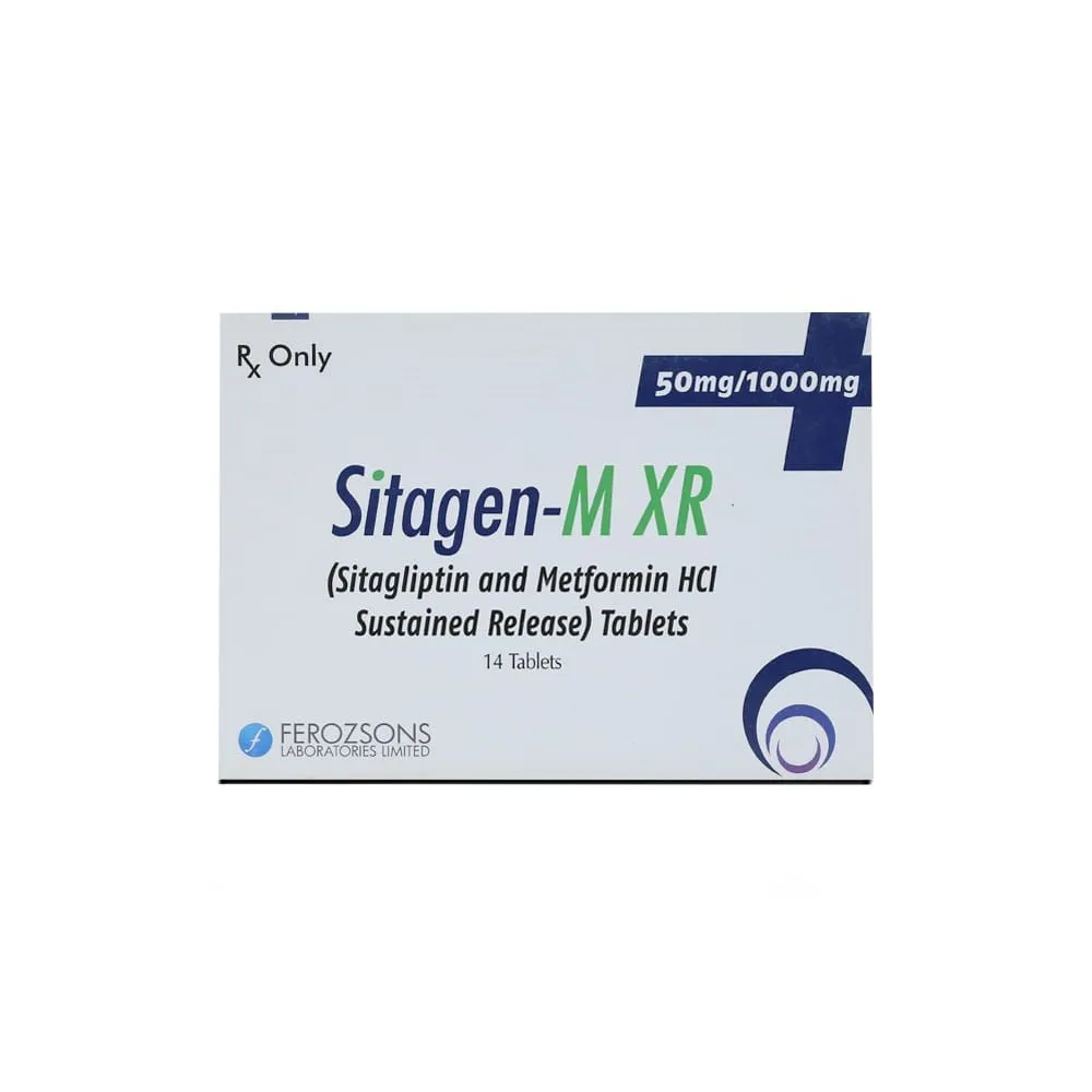 Sitagen-M XR 50/1000mg Tablet (x2 Strips)