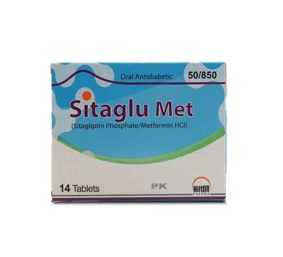 Sitaglu Met 50mg+850mg Tablet (x2 Strips)