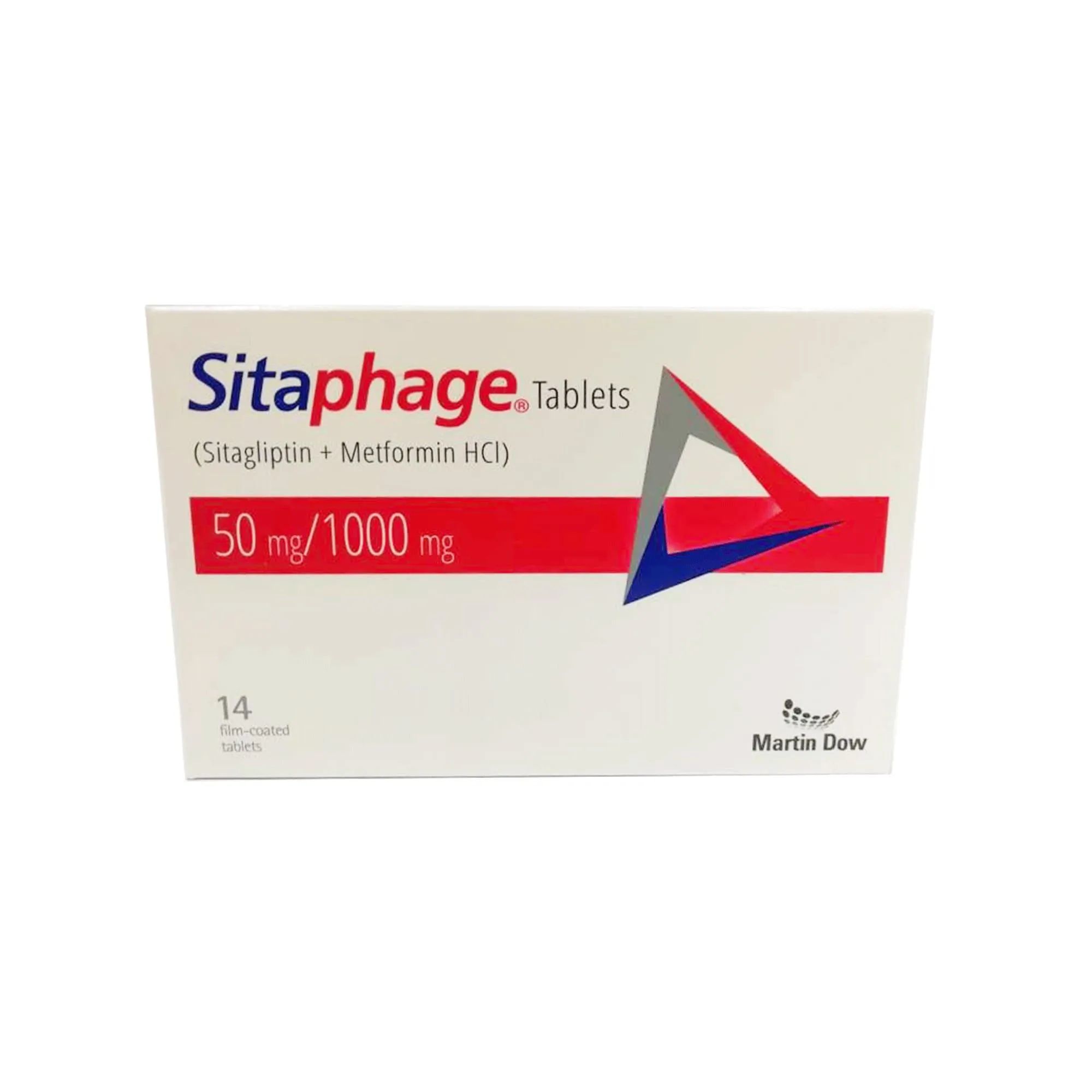 Sitaphage 50mg/1000mg Tablet (x2 Strips)