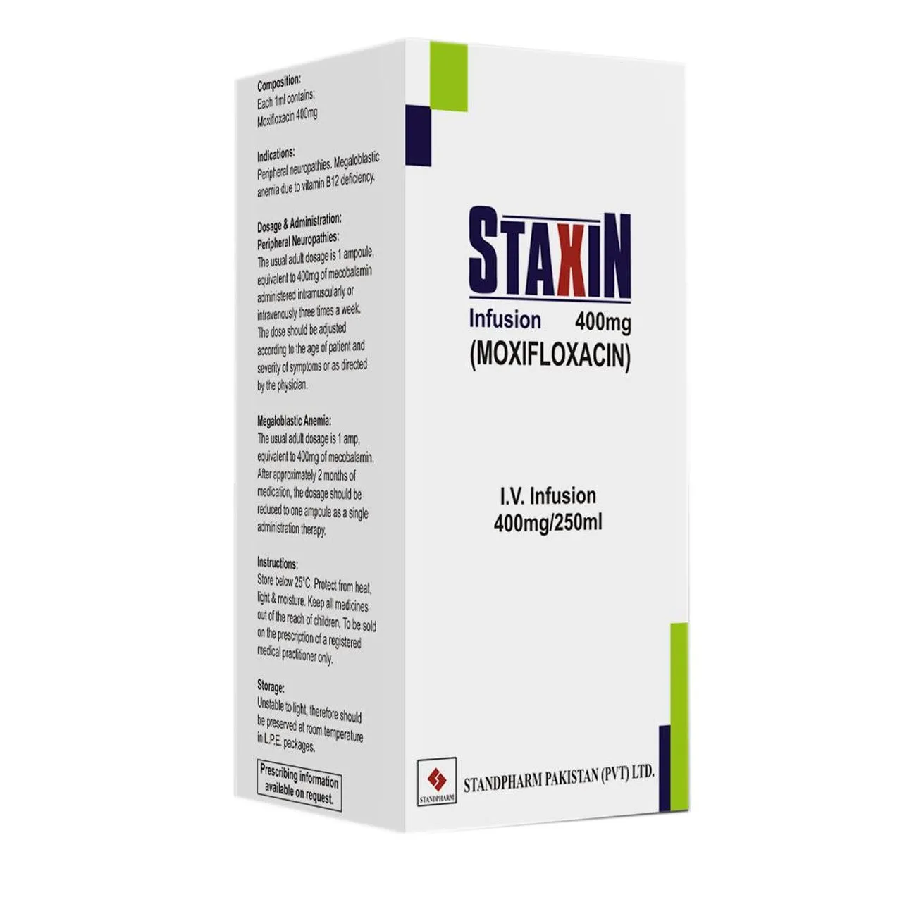 Staxin IV 400mg/250ml Injection 1 vial