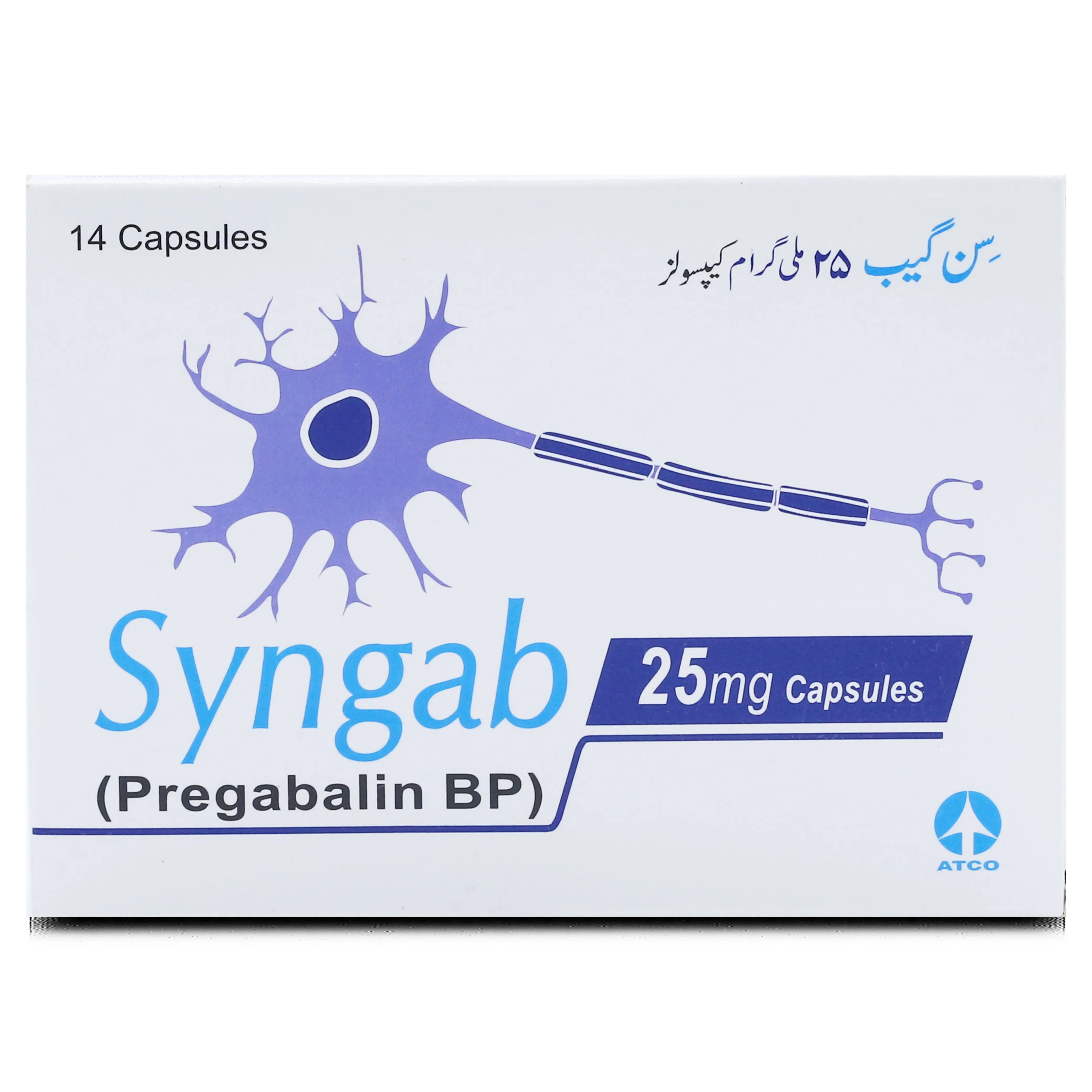 Syngab 25mg Capsule (x2 Strips)