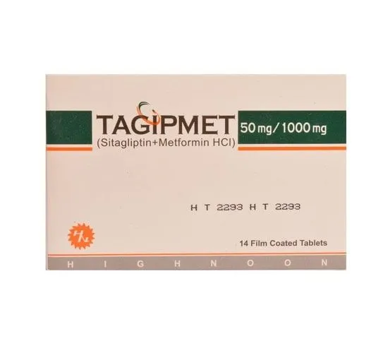Tagipmet 50mg+1000mg Tablet (7 tablets)