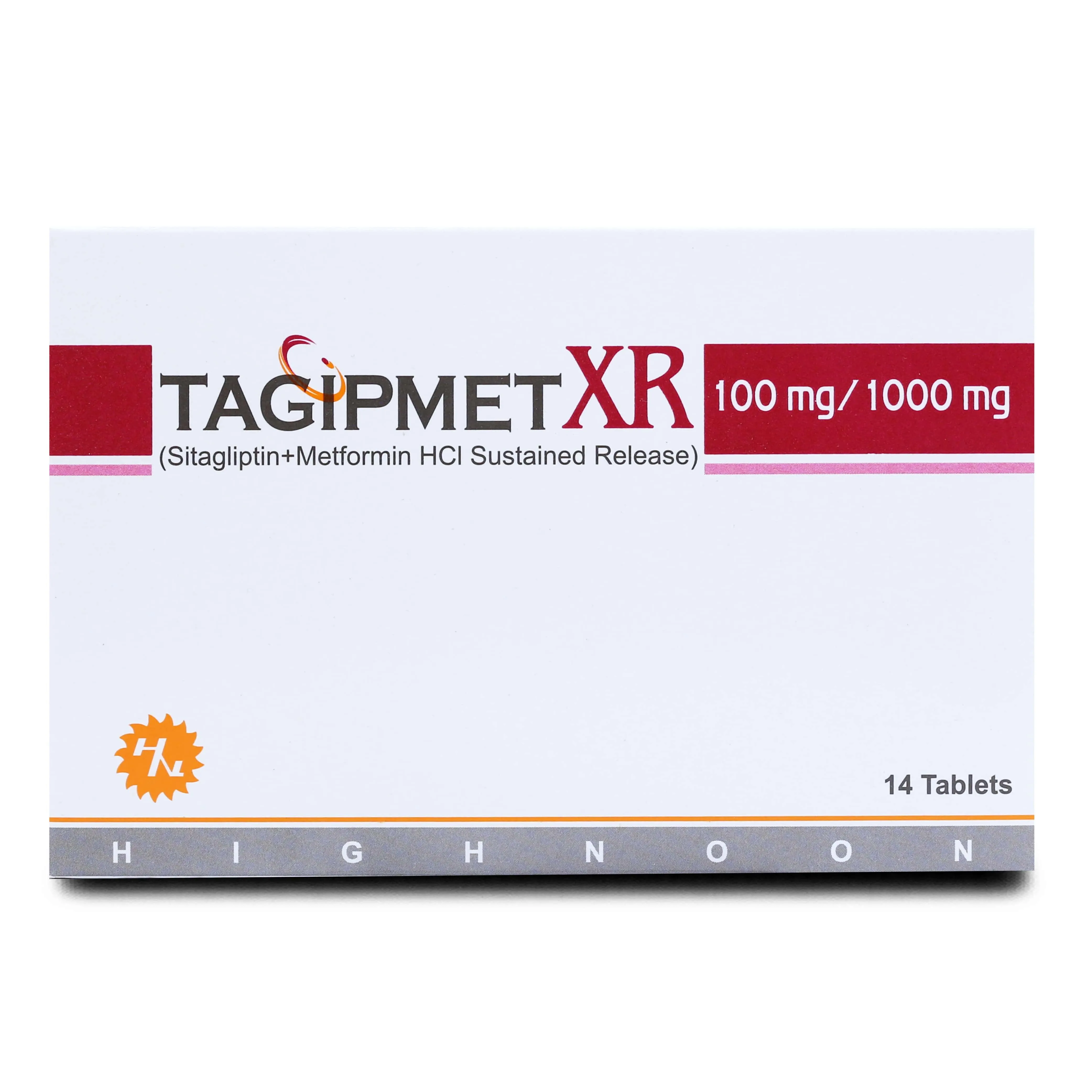 Tagipmet XR 100mg+1000mg Tablet (x2 Strips)