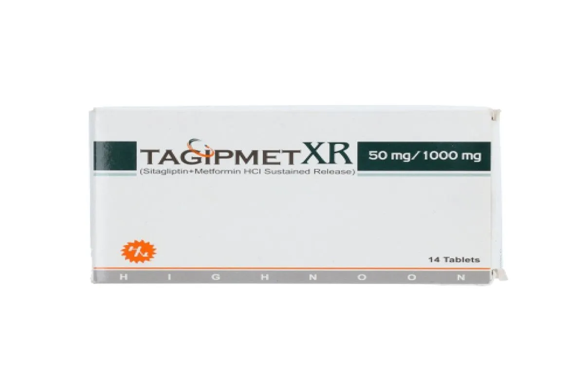 Tagipmet XR 50mg+1000mg Tablet (x2 Strips)