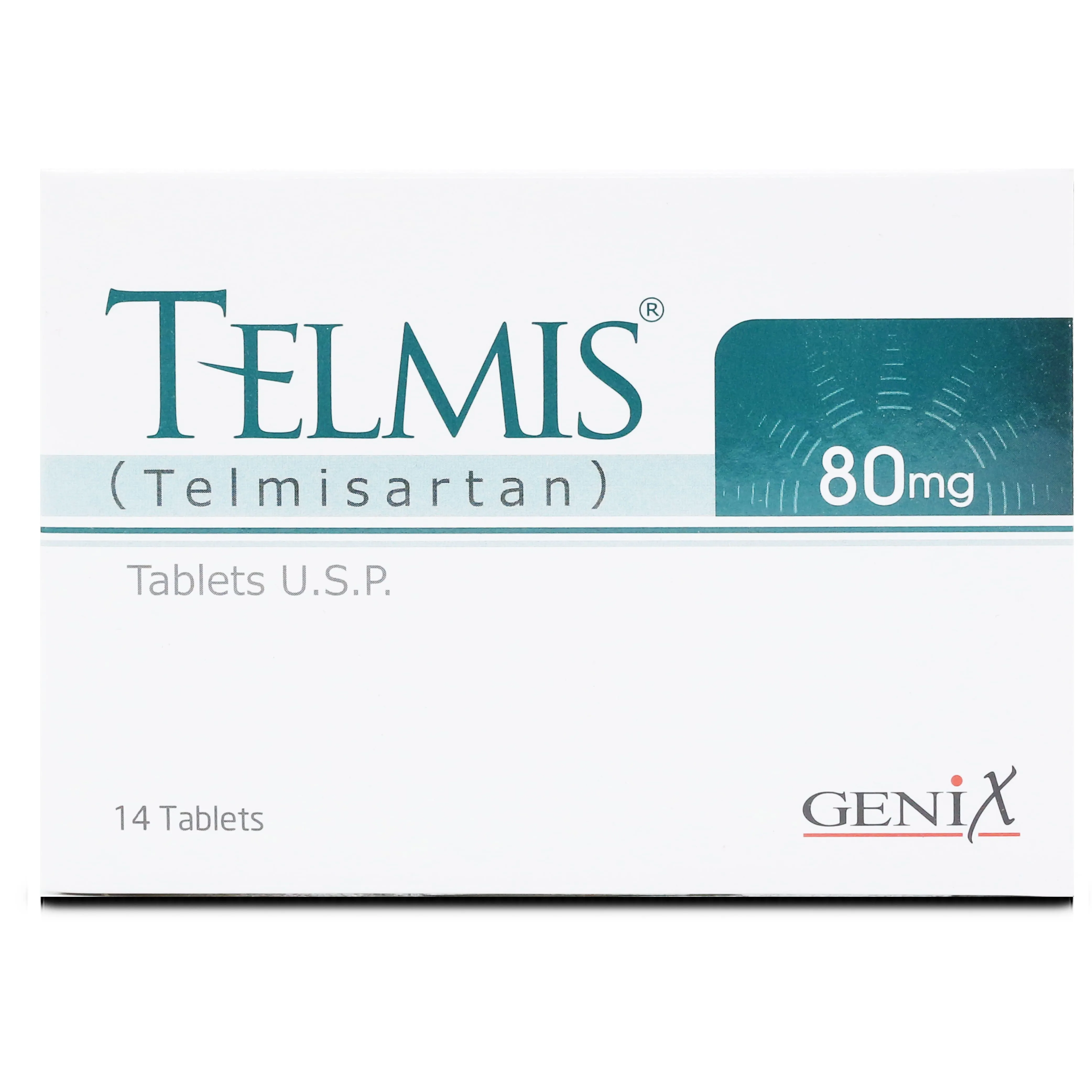Telmis 80mg Tablet (x2 Strips)