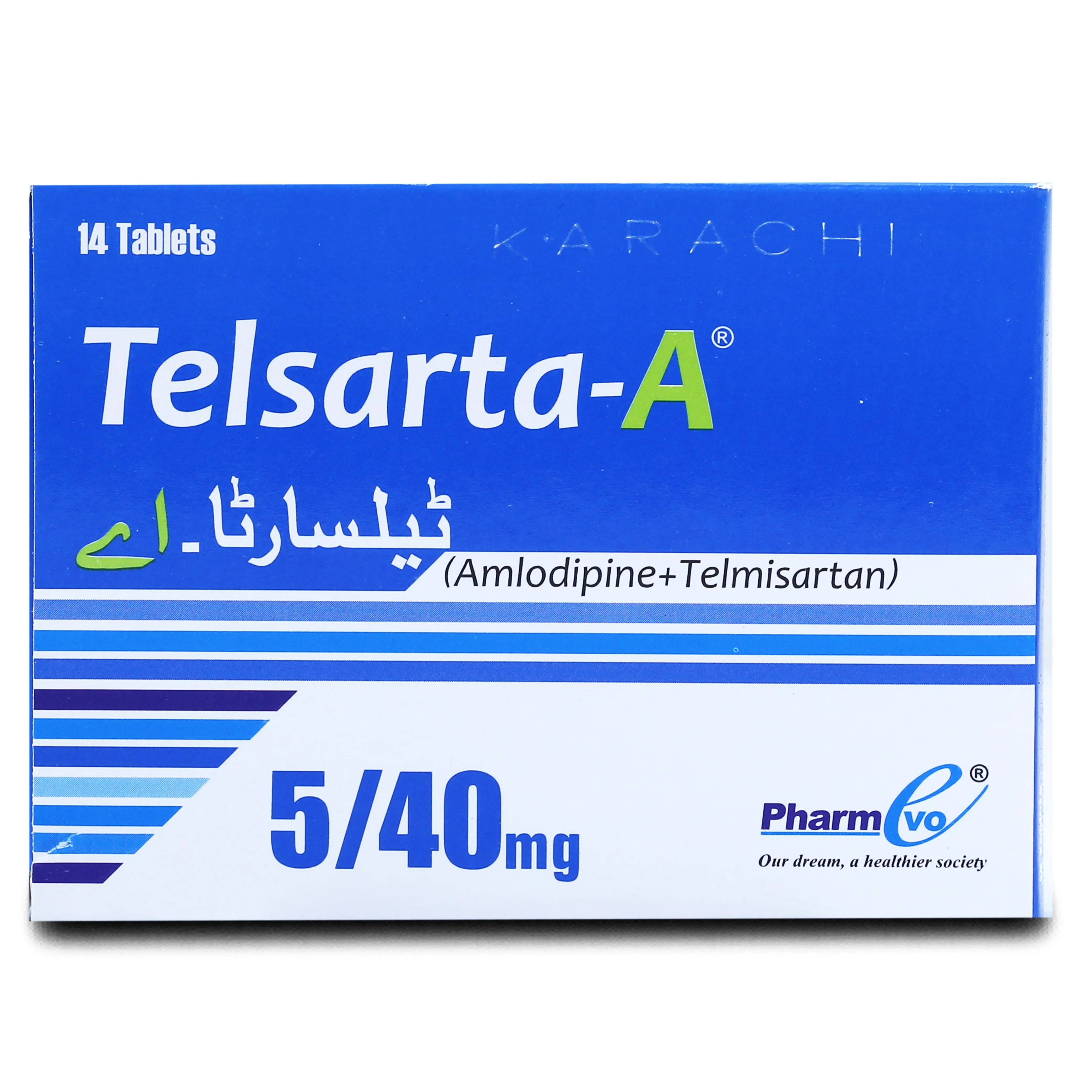 Telsarta A 5mg+40mg Tablet (7 tablets)