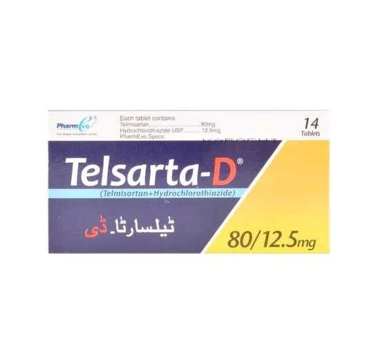 Telsarta D 80mg+12.5mg Tablet (7 tablets)