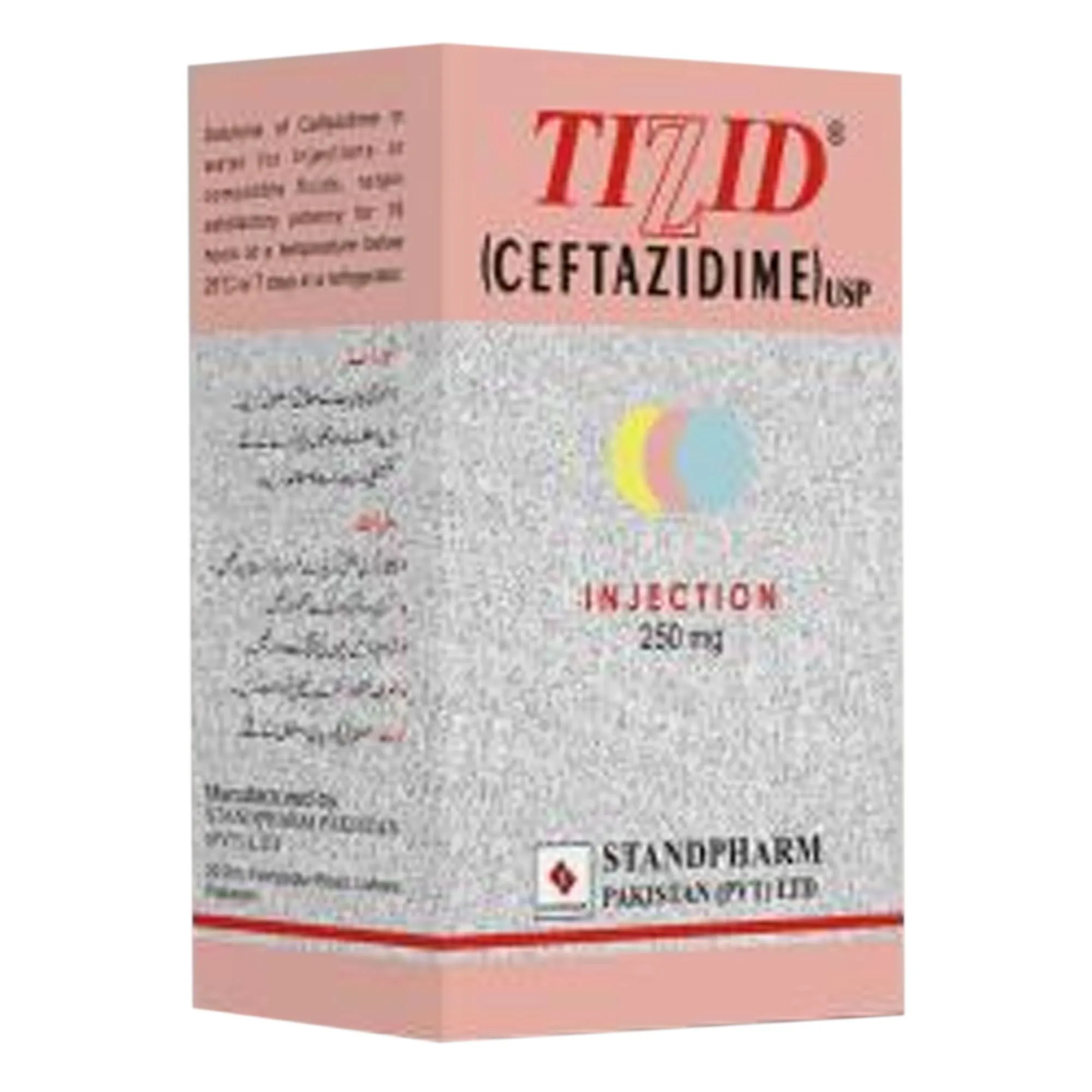 Tizid 250mg Injection 1 vial