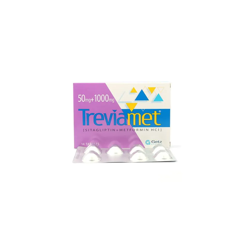 Treviamet 50mg+1000mg Tablet (x2 Strips)