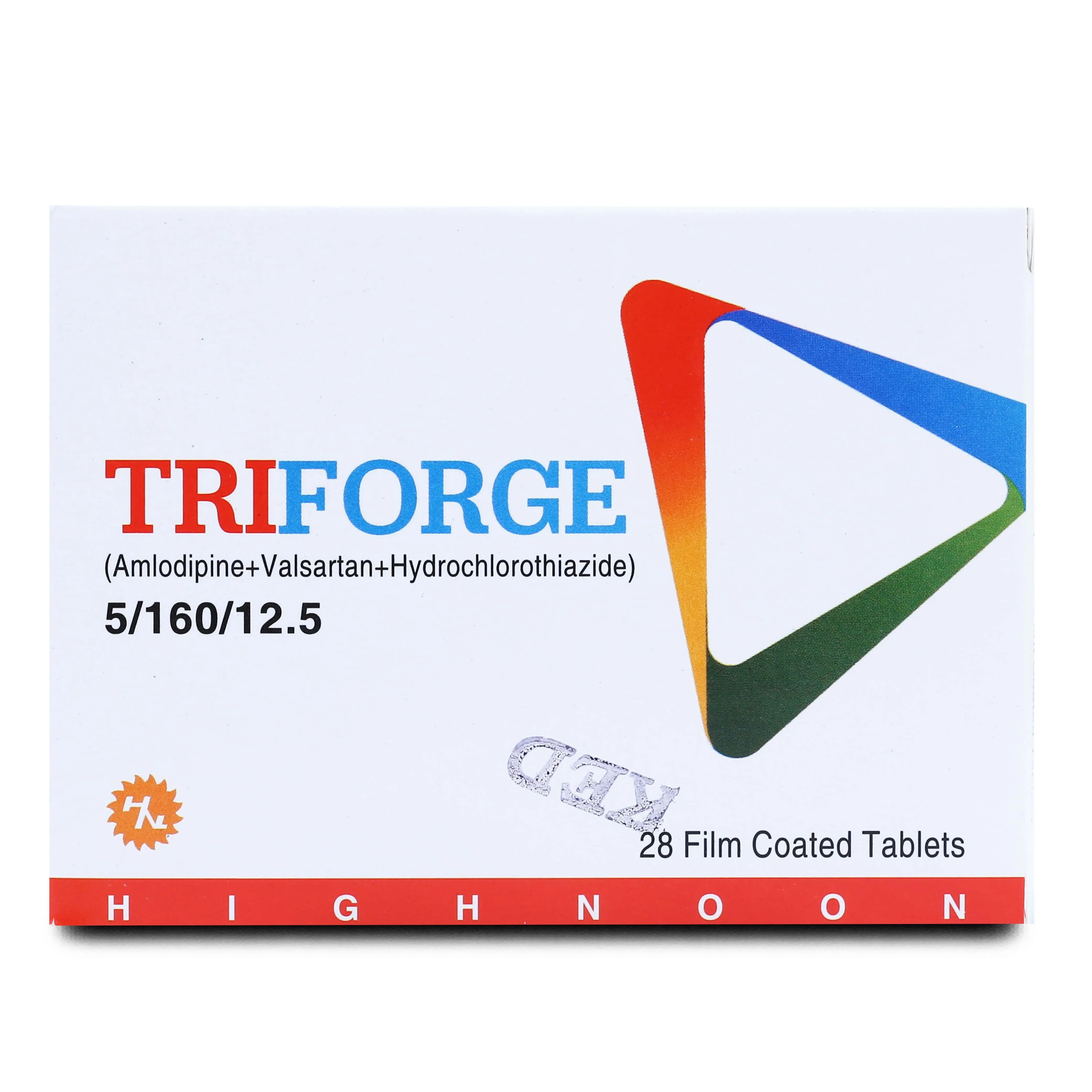 Triforge 5mg+160mg+12.5mg Tablet (x4 Strips)