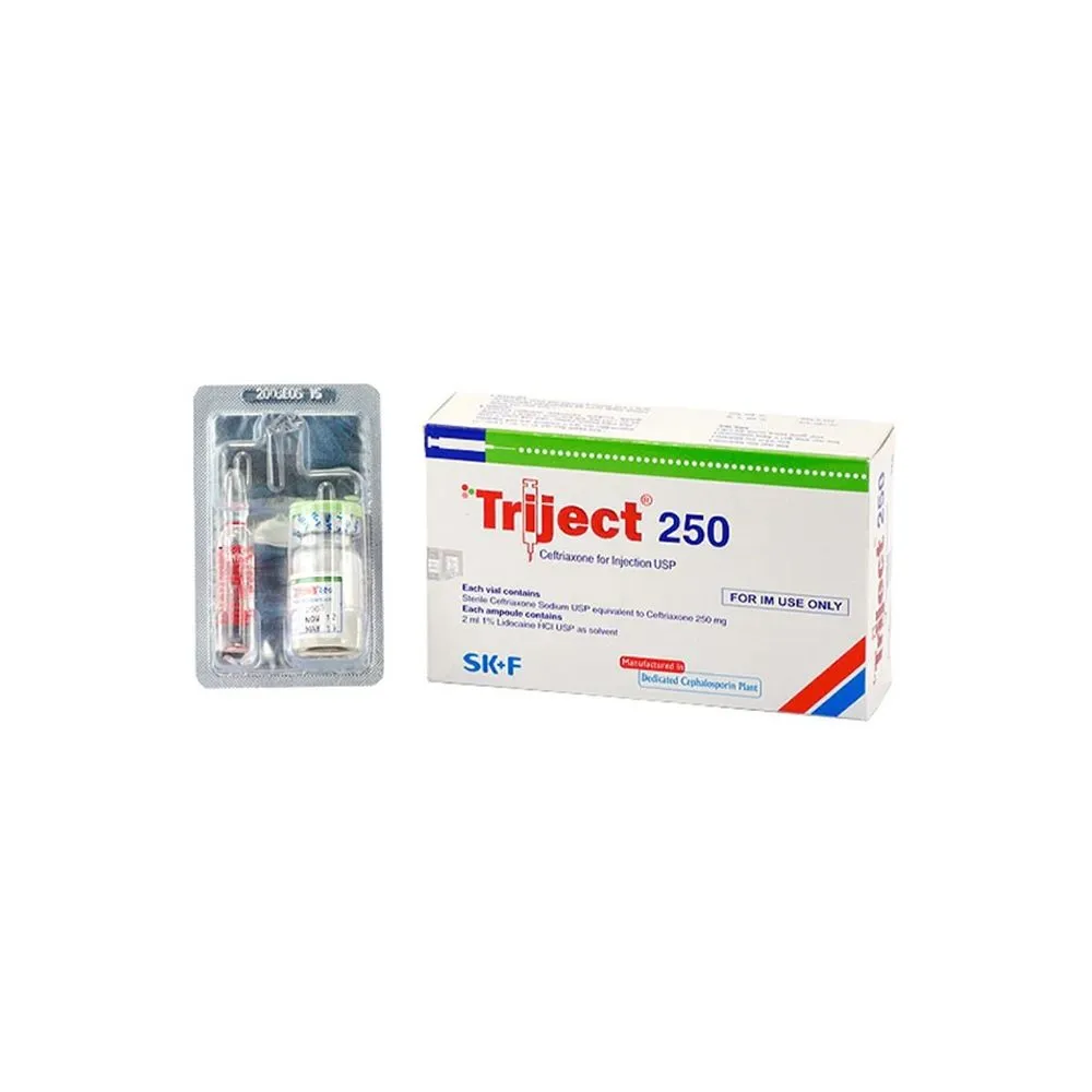 Triject IM 250mg Injection 1 vial