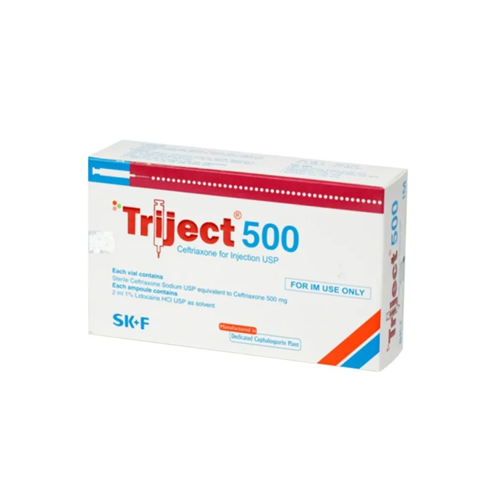 Triject IM 500mg Injection 1 vial