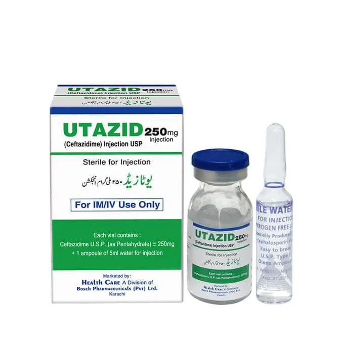 Utazid 250mg Injection 1 vial