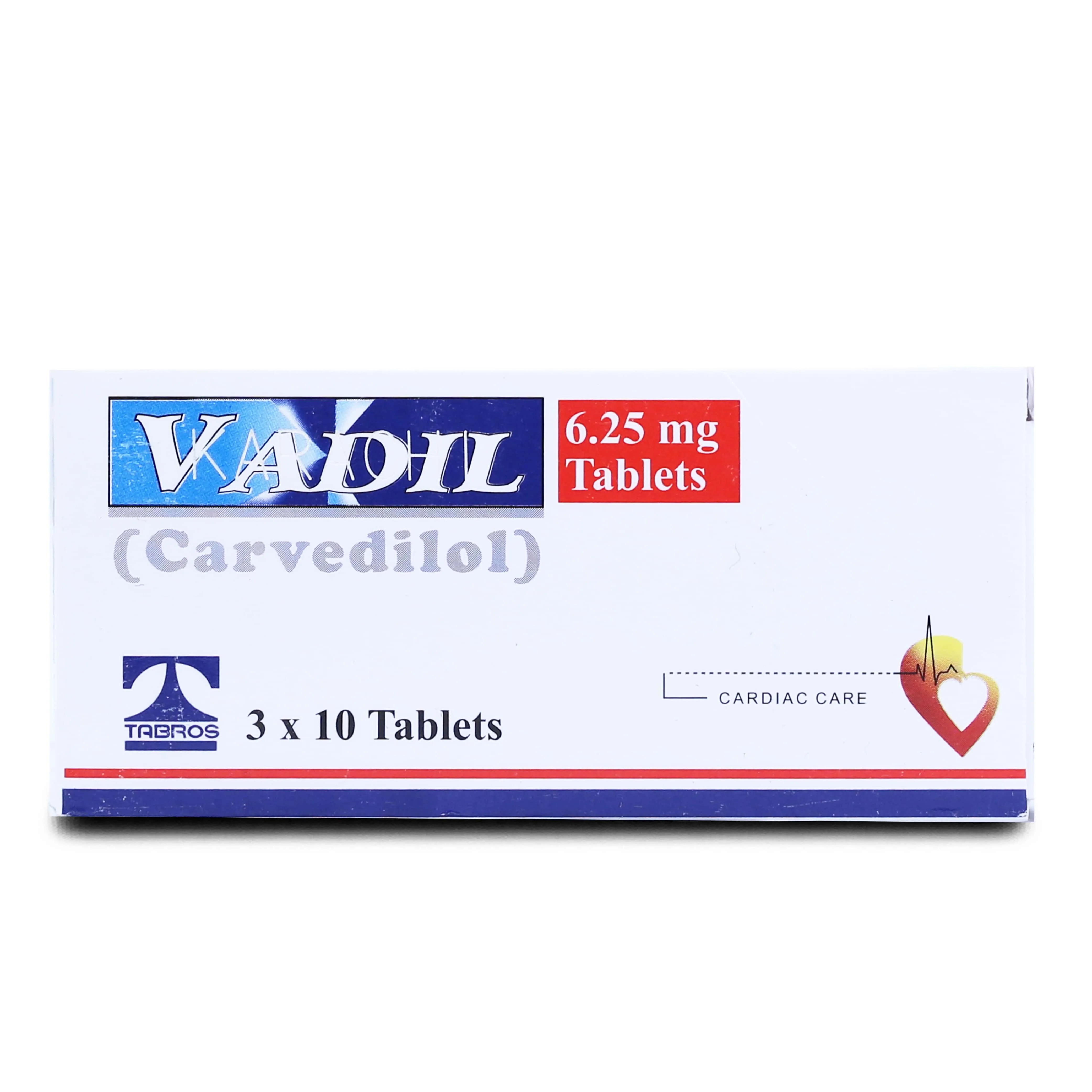 Vadil 6.25mg Tablet (10 tablets)