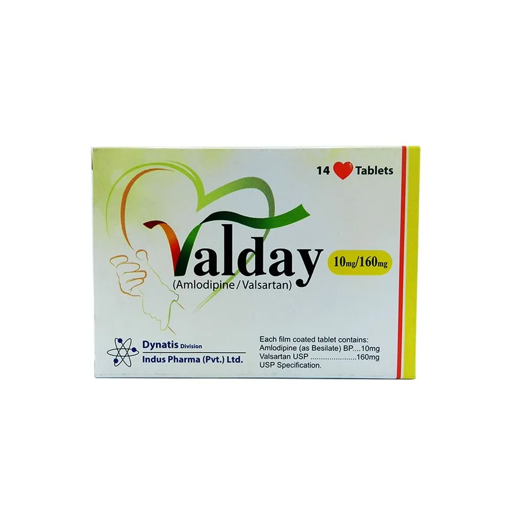 Valday 10mg/160mg Tablet (7 tablets)