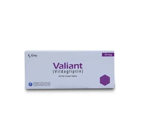 Valiant 50mg Tablet (14 tablets)