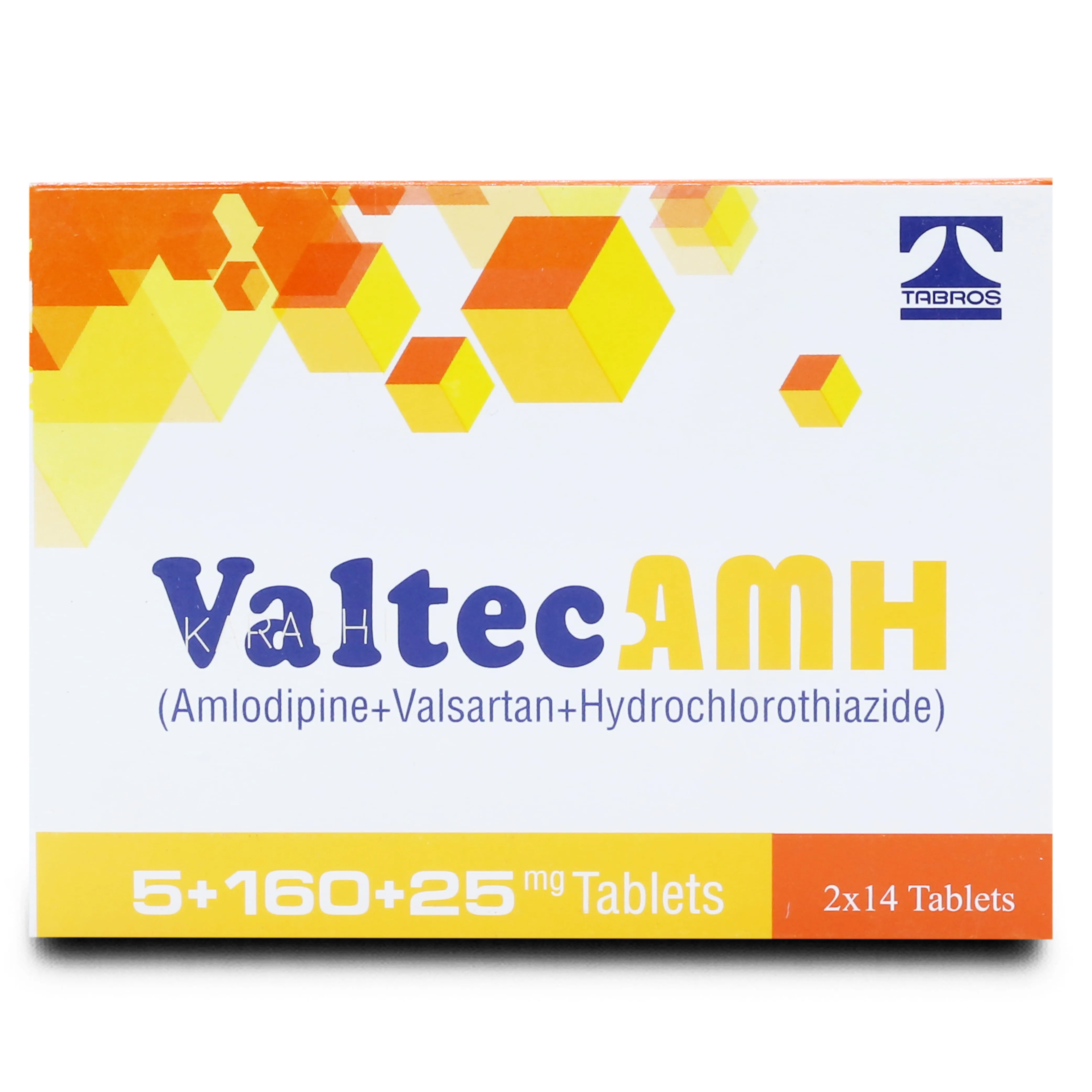 Valtec AMH 5mg+160mg+25mg Tablet (x2 Strips)