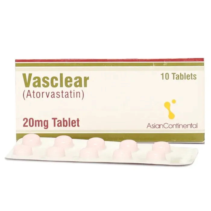 Vasclear 20mg Tablet (10 tablets)