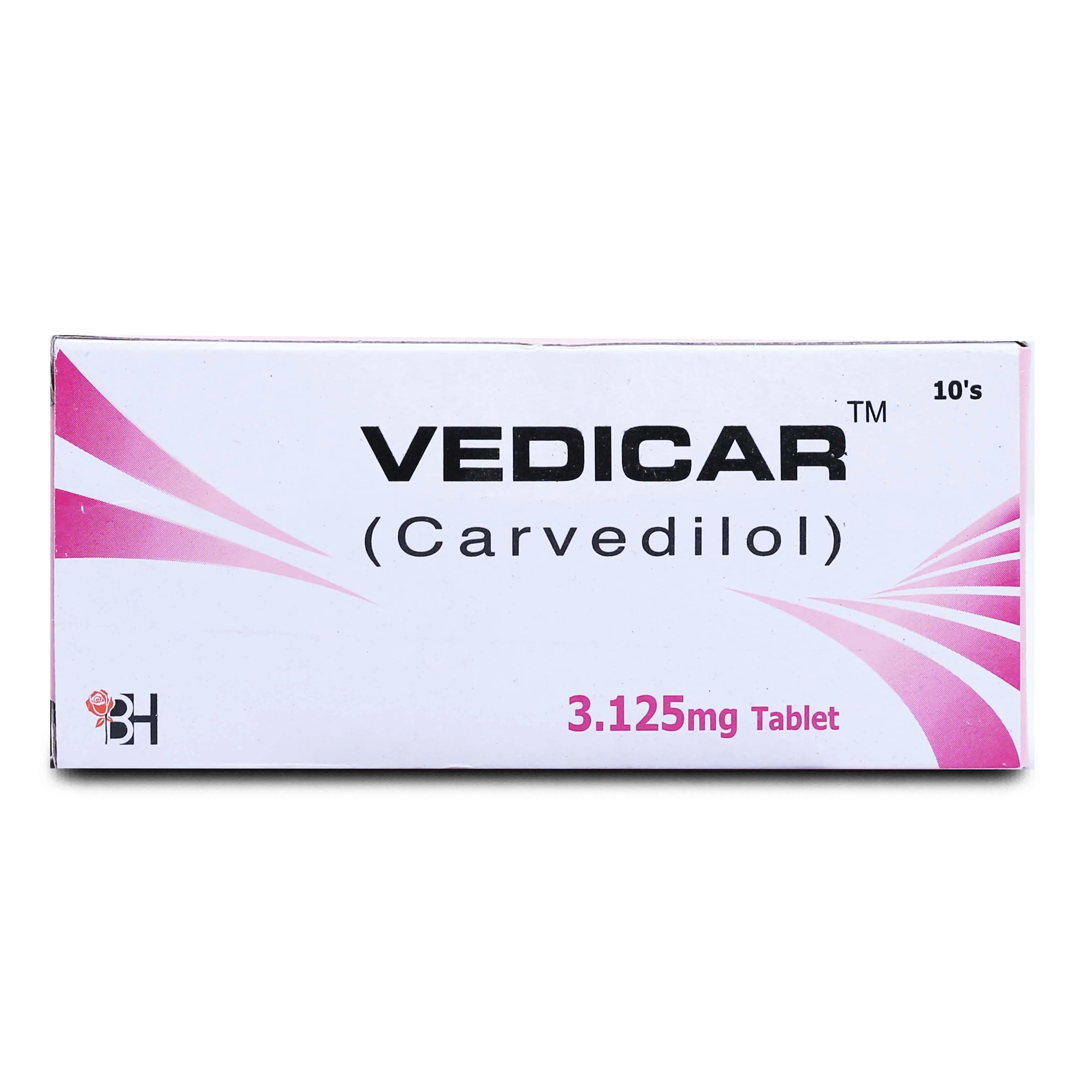 Vedicar 3.125mg Tablet (10 tablets)