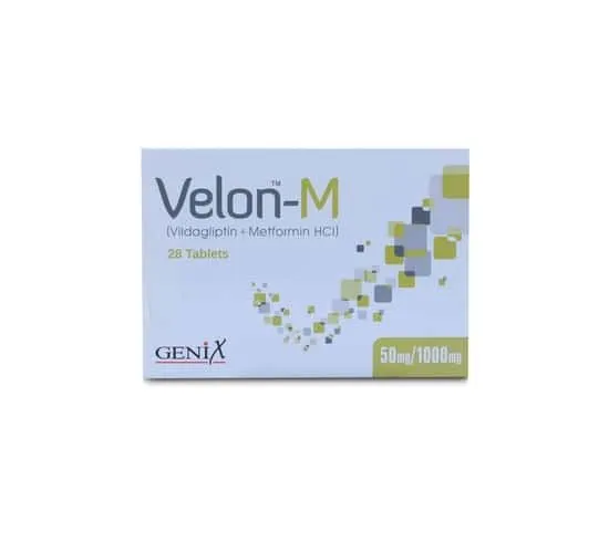 Velon-M 50mg+1000mg Tablet (x4 Strips)