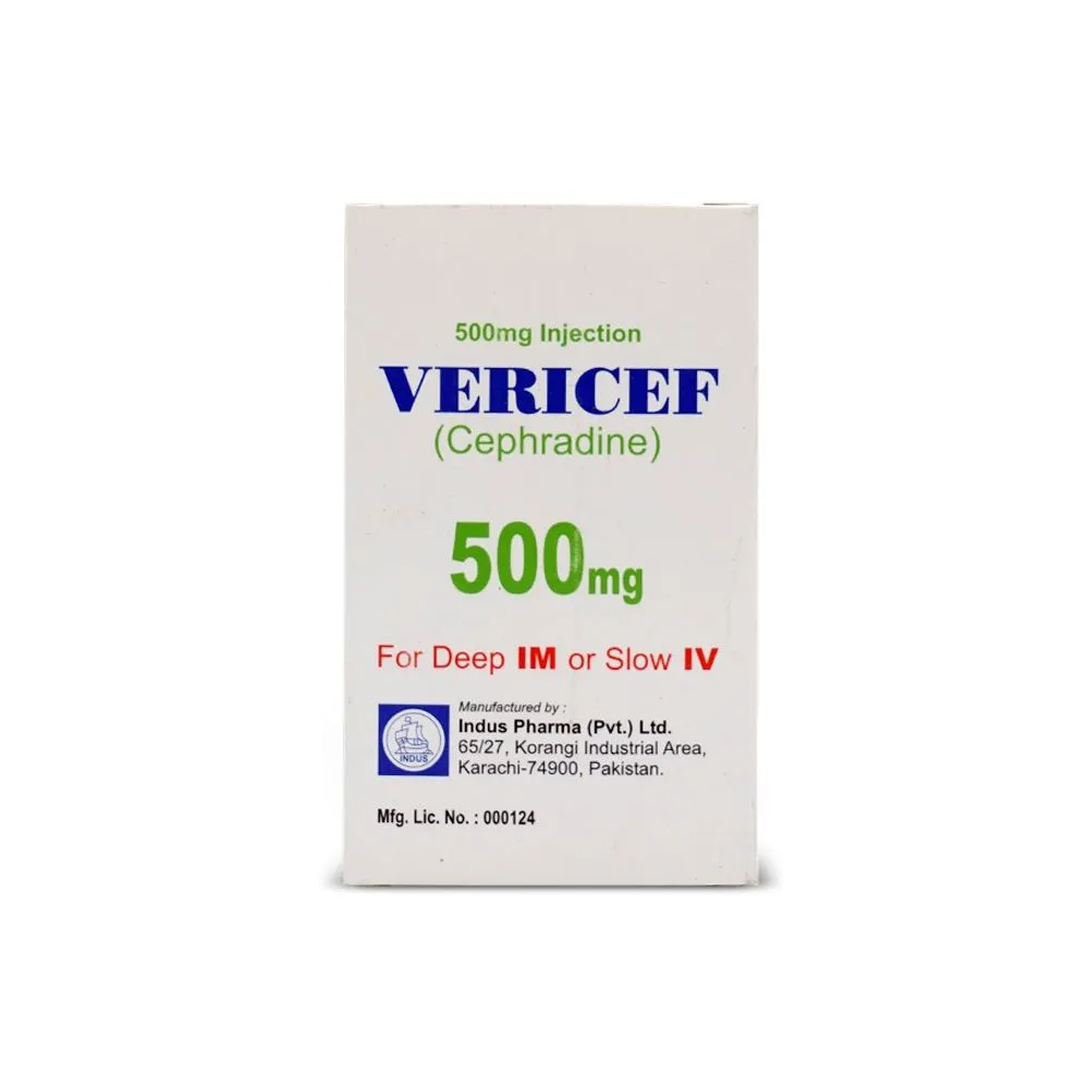Vericef 500mg Injection 1 vial