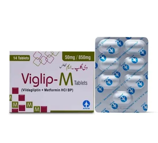 Viglip-M 50mg+850mg Tablet (x2 Strips)