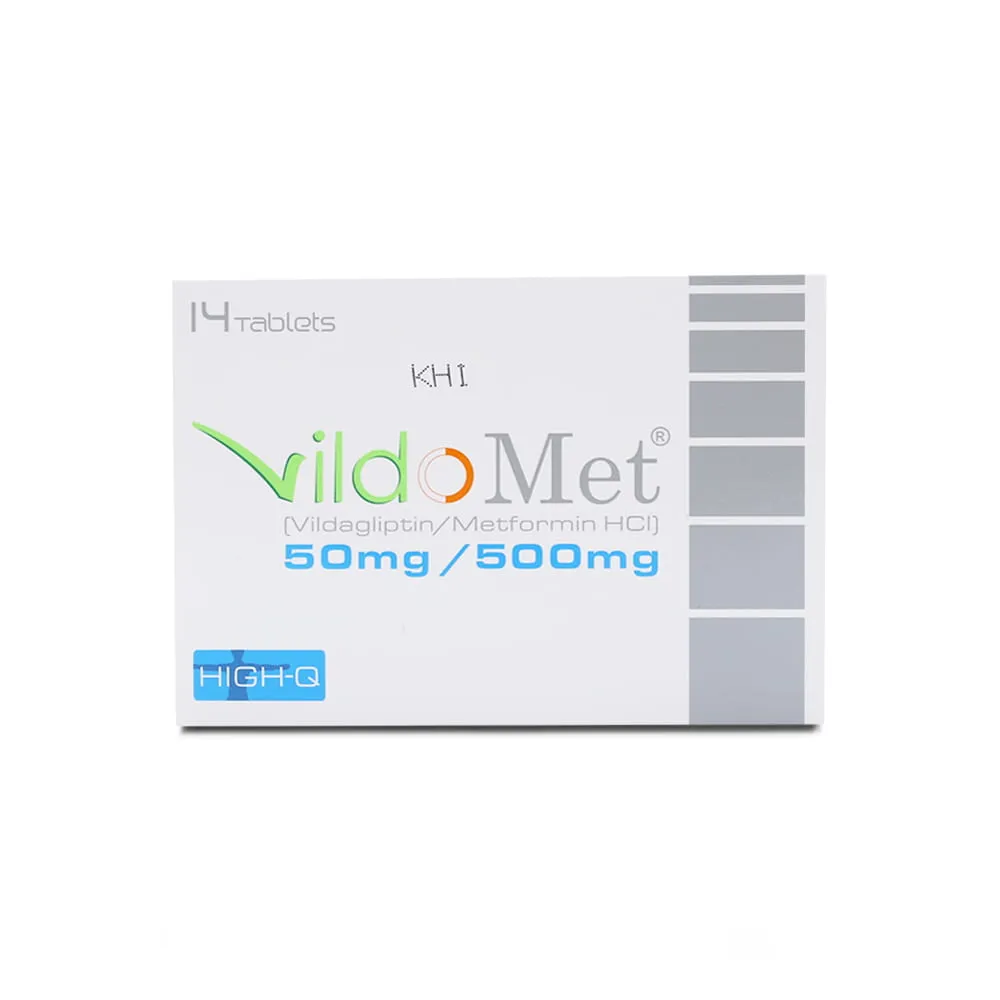 VildoMet 50mg+500mg Tablet (7 tablets)
