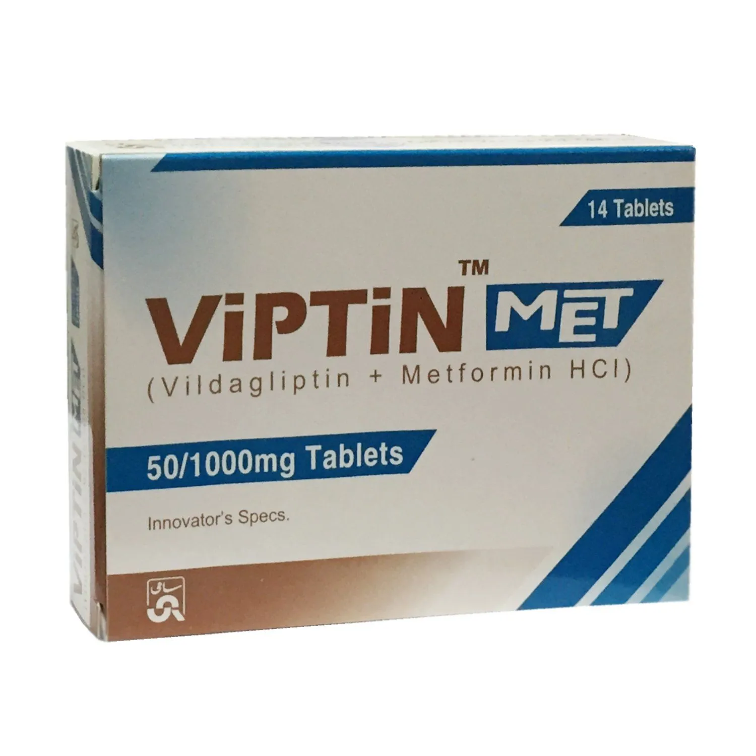 Viptin Met 50mg/1000mg Tablet (x2 Strips)