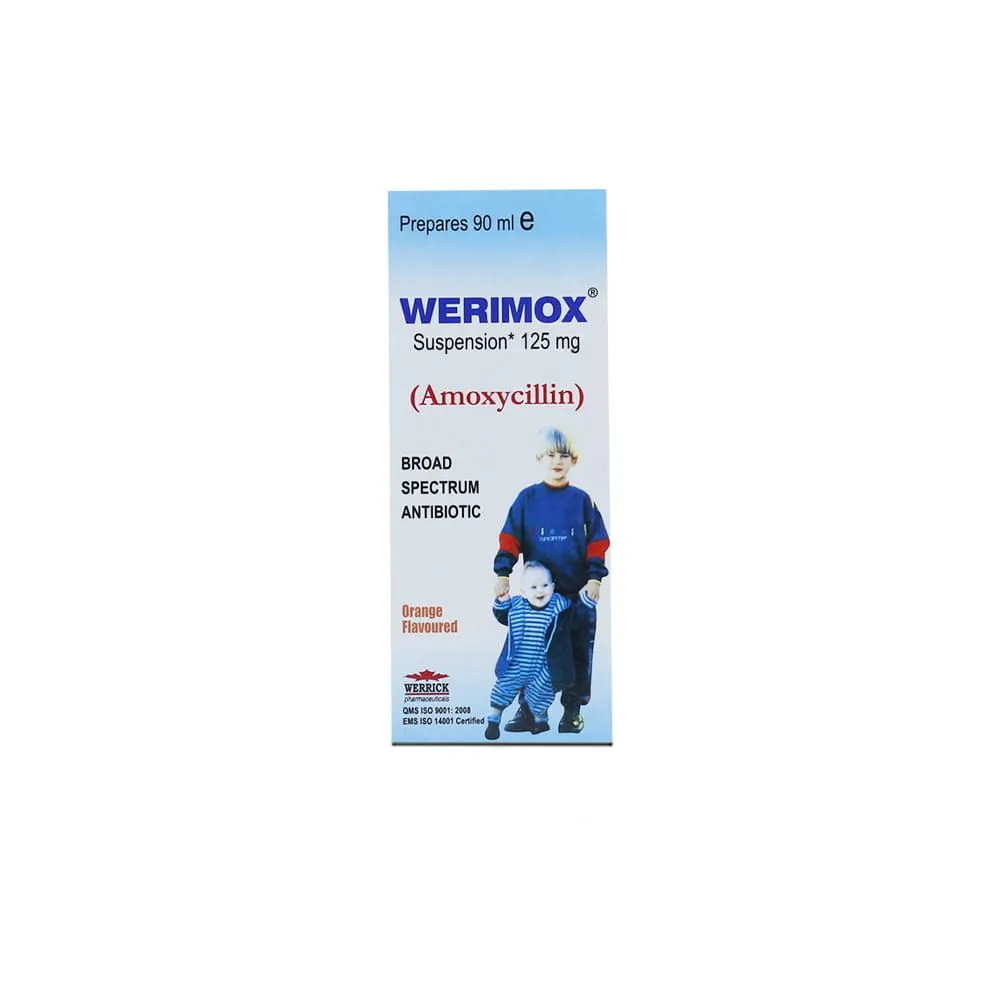 Werimox 125mg/5ml Suspension 90 ml