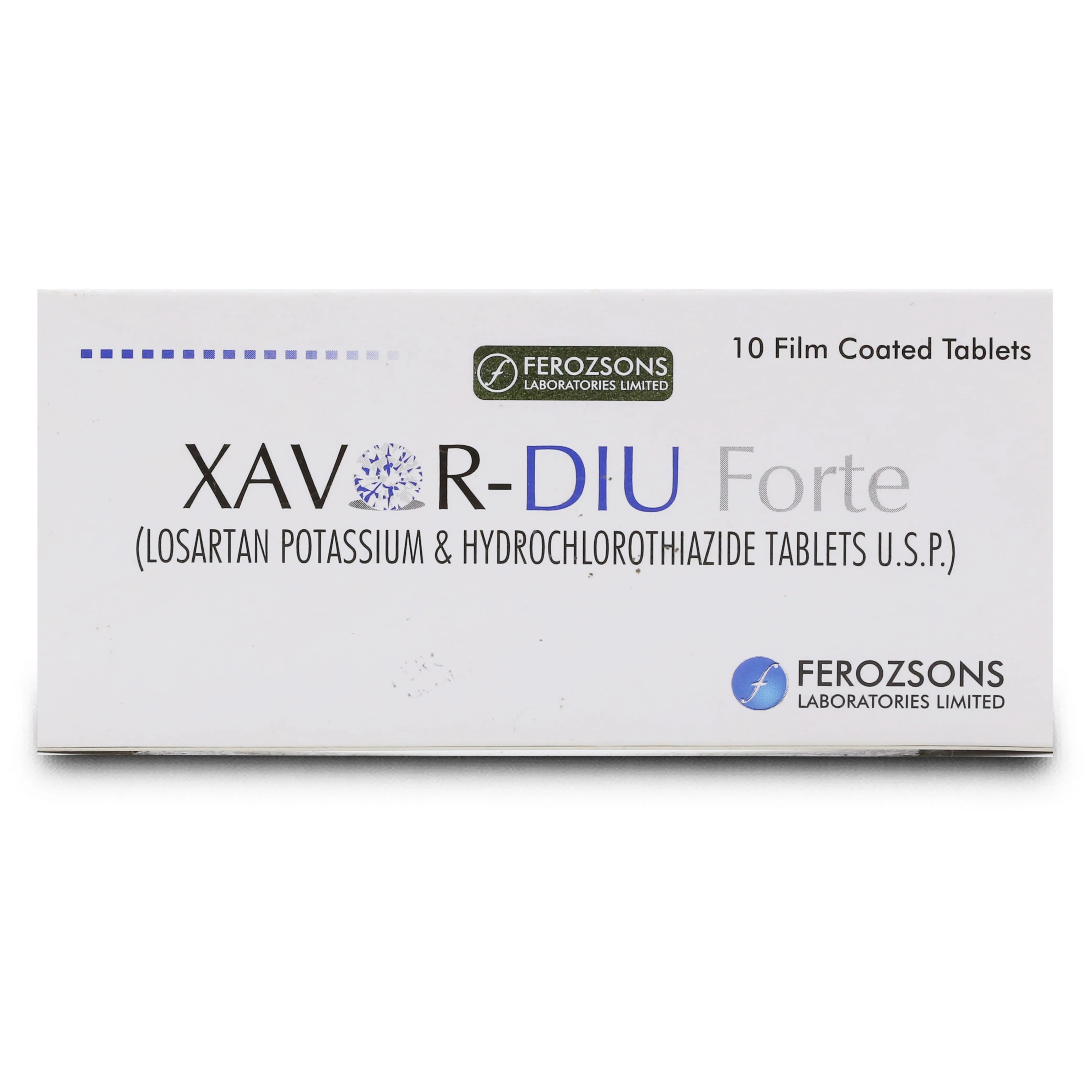 Xavor DIU Forte 100mg+25mg Tablet (10 tablets)