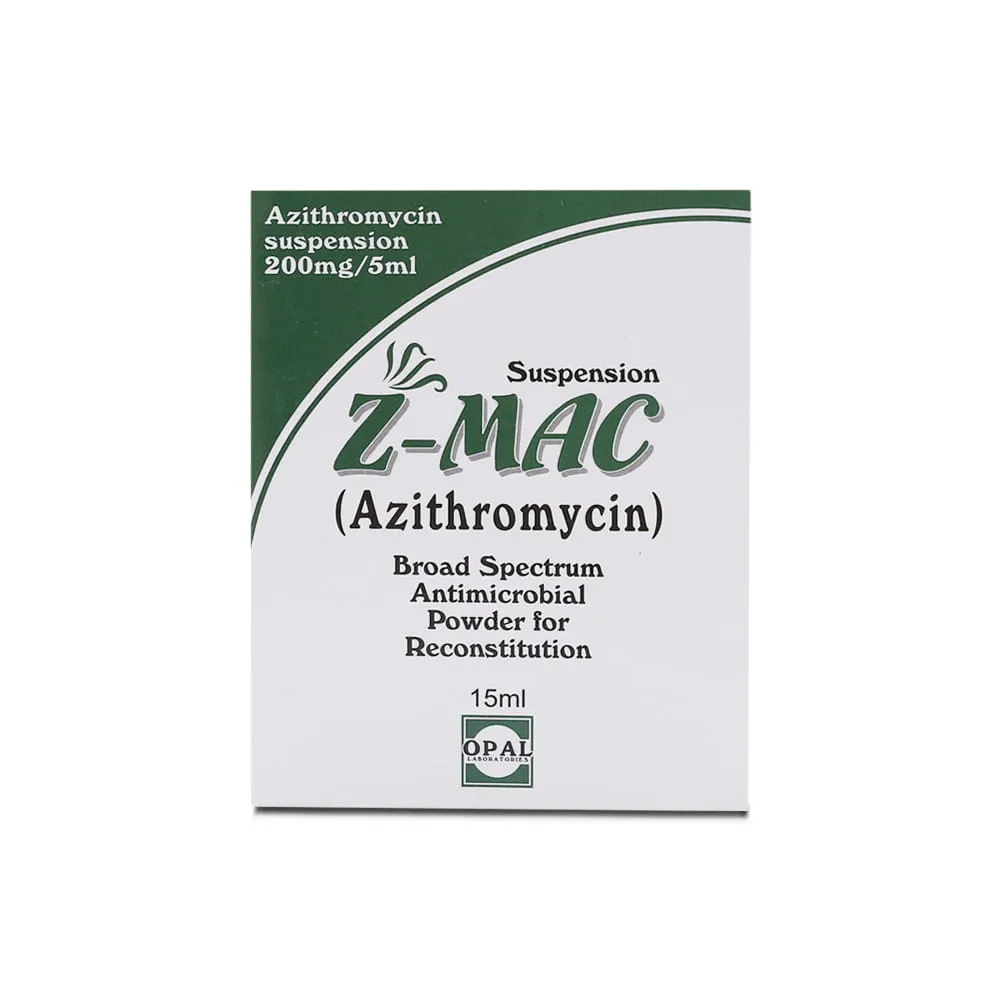 Z-mac Dry 200mg/5ml Suspension 15 ml