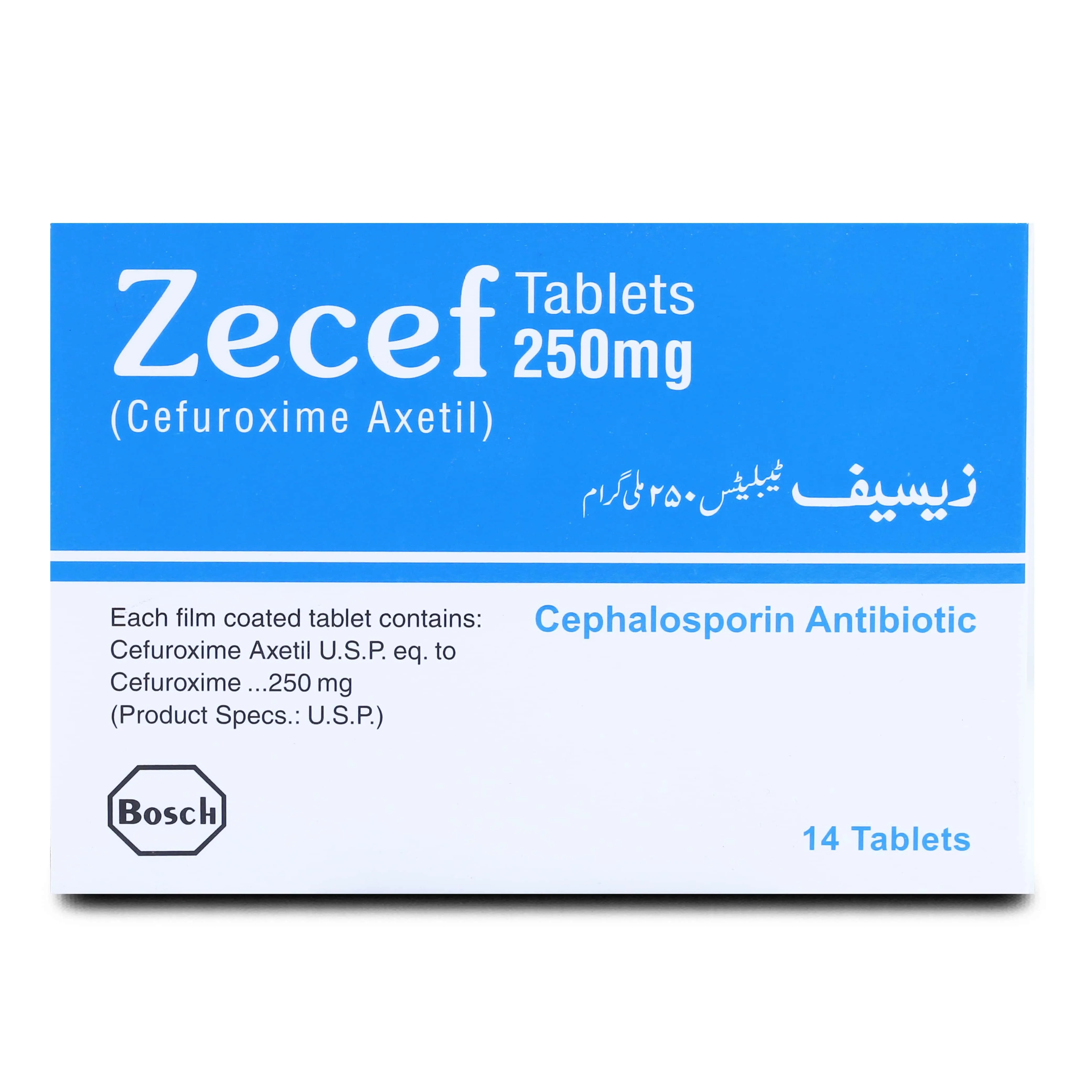 Zecef 250mg Tablet (14 tablets)