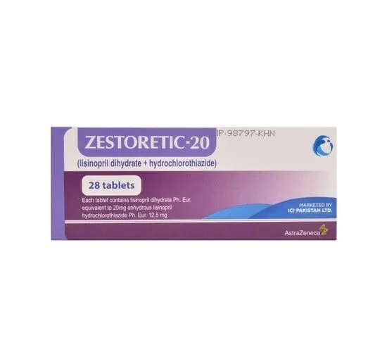 Zestoretic-20 20mg+12.5mg Tablet (x2 Strips)