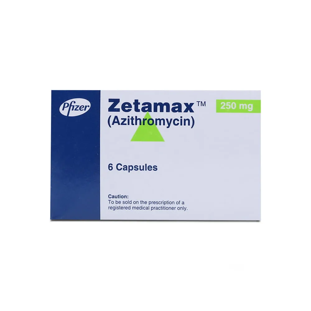 Zetamax 250mg Capsule (6 tablets)