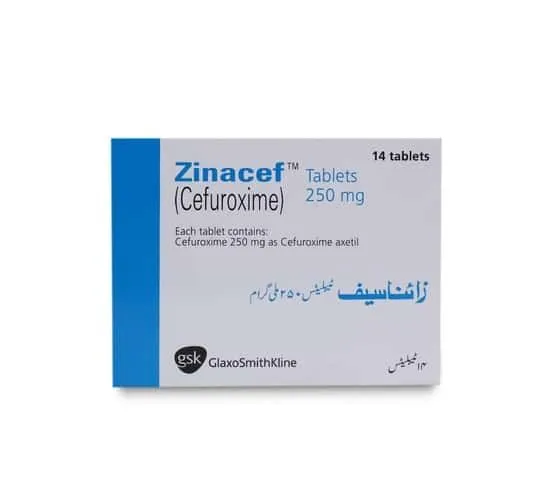 Zinacef 250mg Tablet (x2 Strips)
