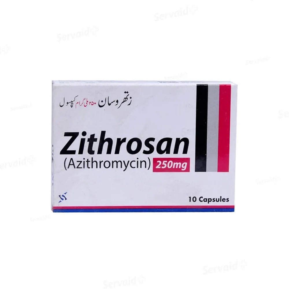 Zithrosan 250mg Capsule (10 tablets)