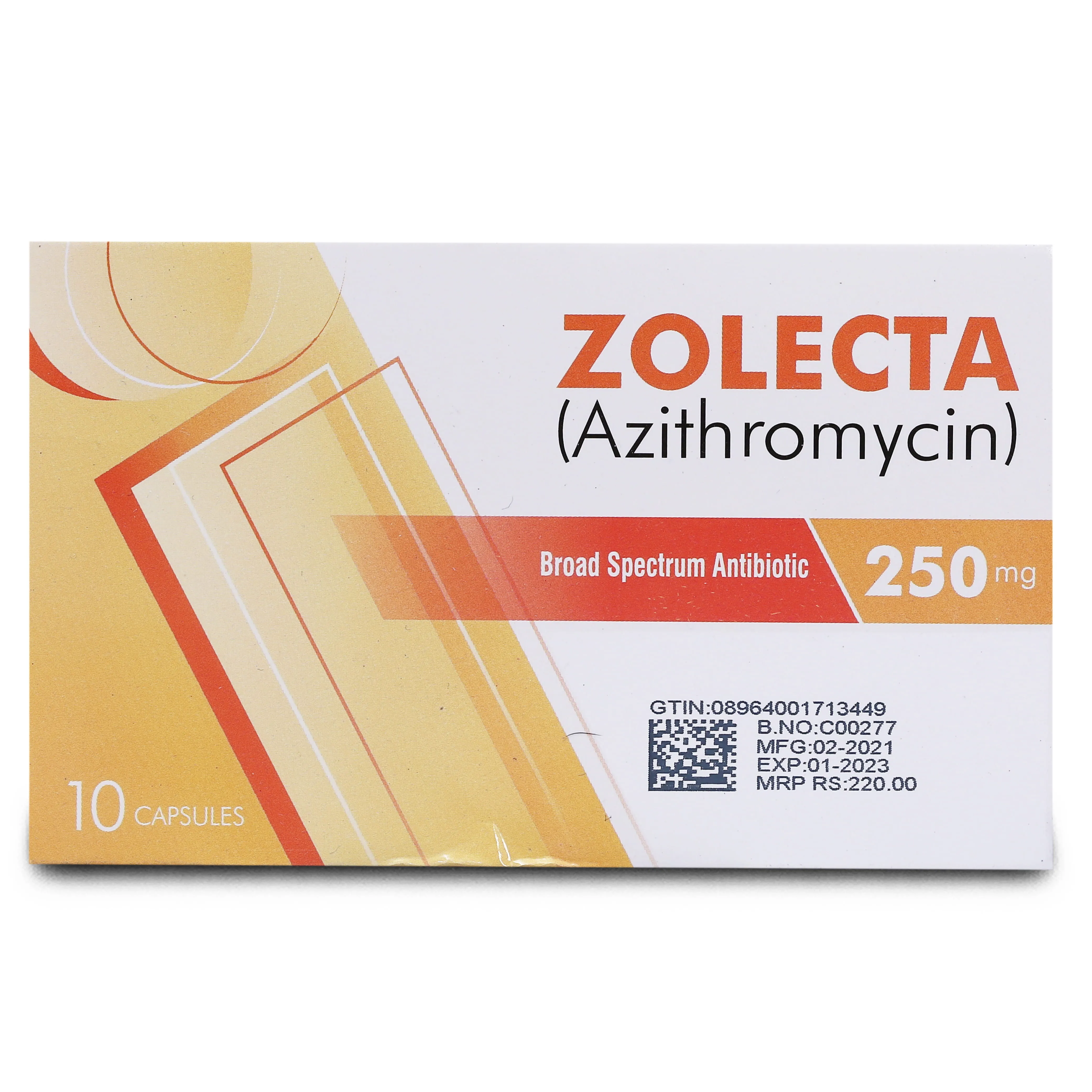 Zolecta 250mg Capsule (10 tablets)