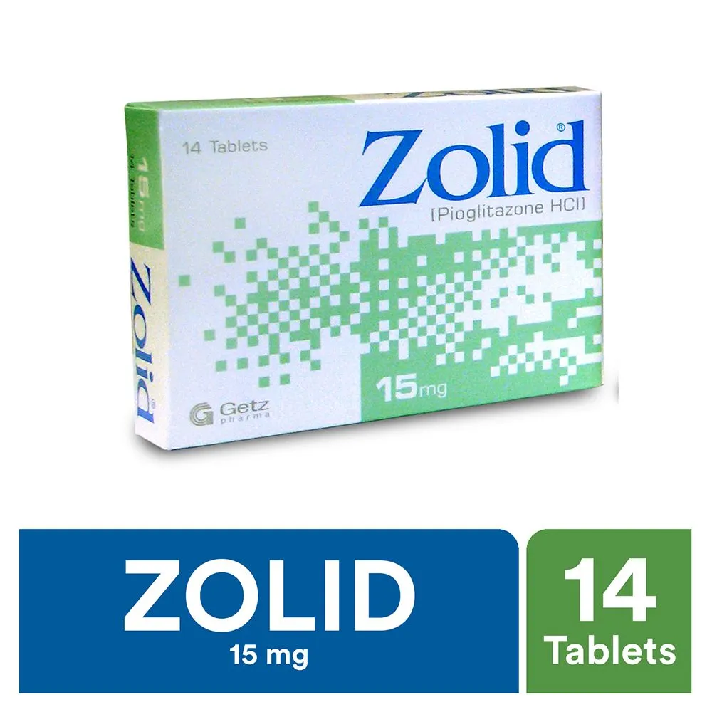 Zolid 15mg Tablet (x2 Strips)