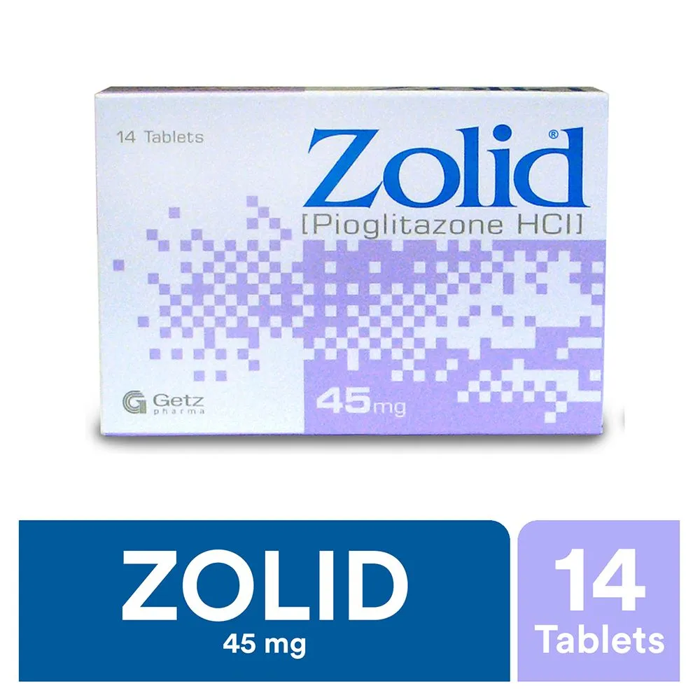 Zolid 45mg Tablet (x2 Strips)