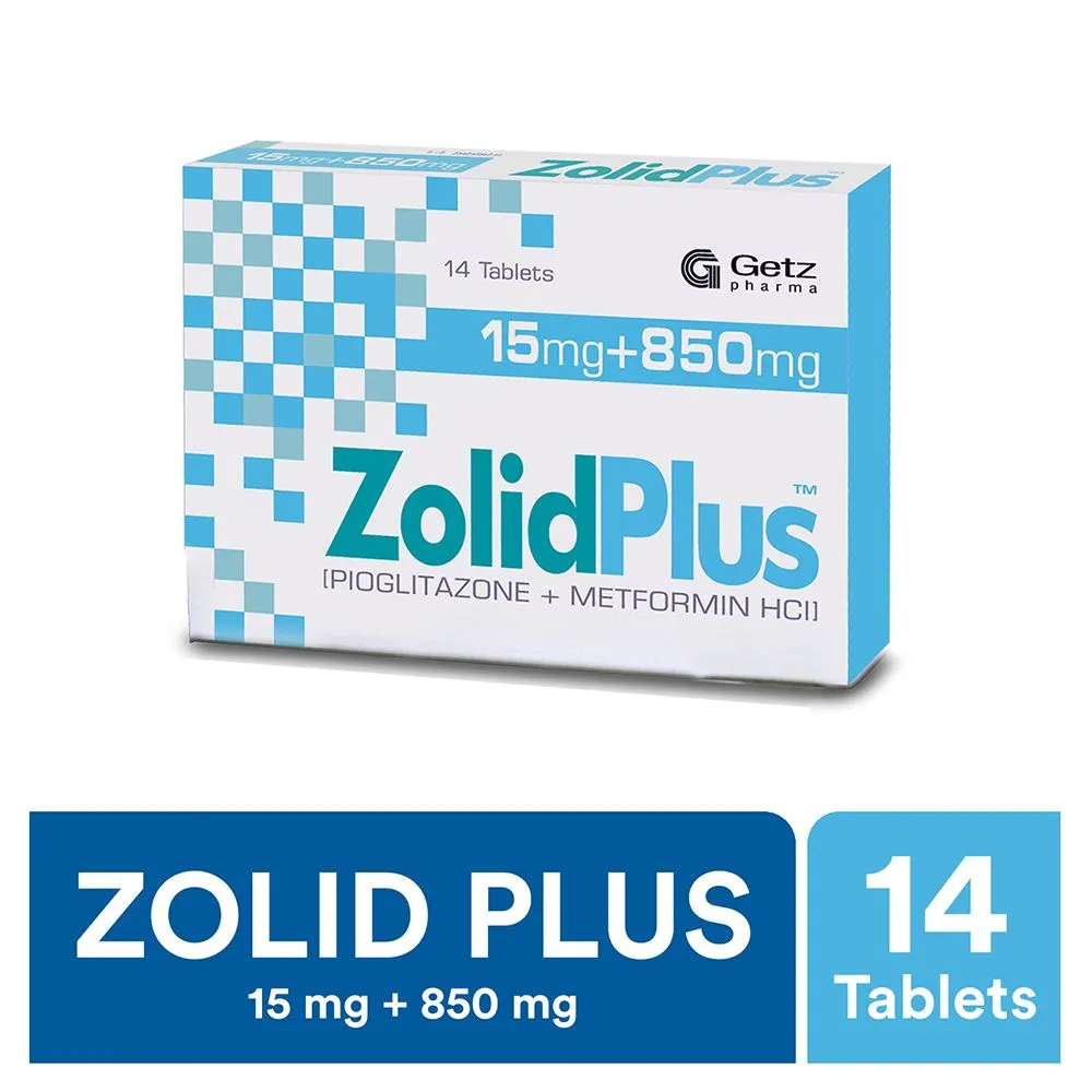Zolid Plus 15mg+850mg Tablet (x2 Strips)