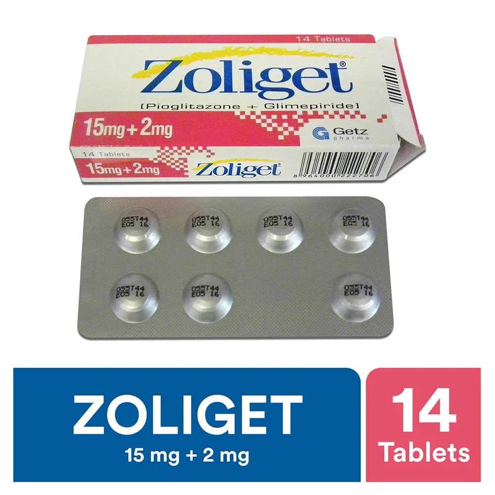 Zoliget 15mg+2mg Tablet (7 tablets)