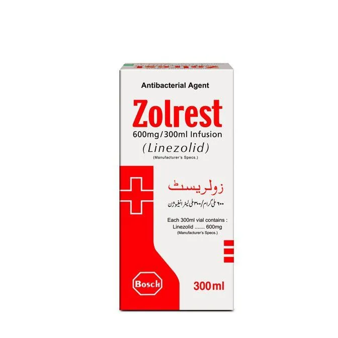 Zolrest IV 600mg Injection 300 ml
