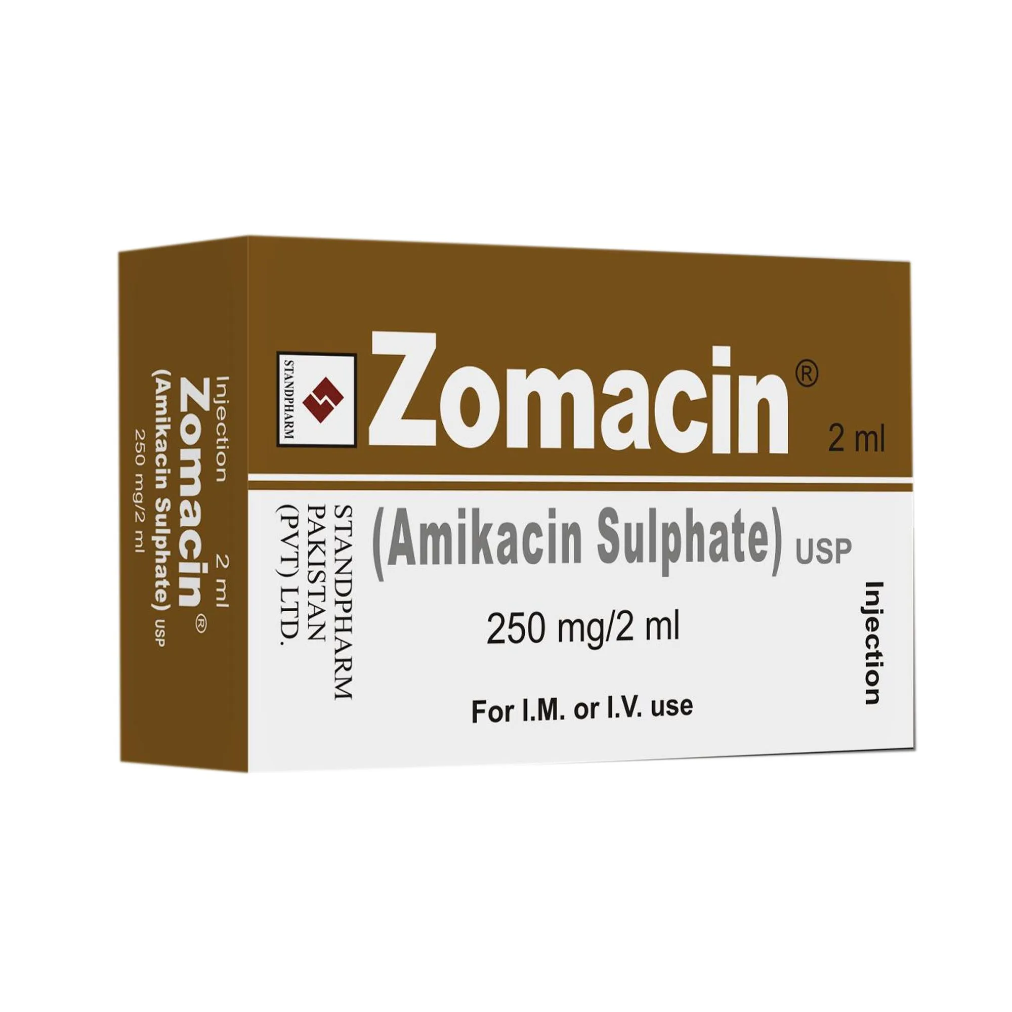Zomacin 250mg Injection 1 vial